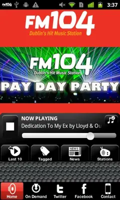 FM 104 android App screenshot 1